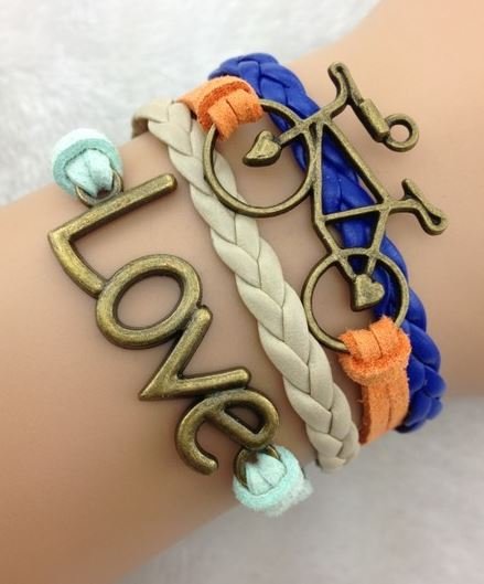 images/productimages/small/1119_armband-brons-mintgroen-oranje-blauw-love-bike.jpg