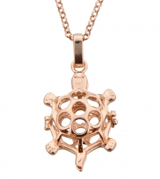 Engelenroeper Schildpad rose-goud 16 mm 062