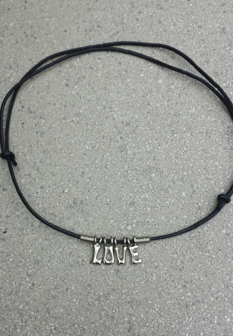 Naam ketting Love vintage