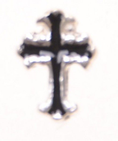 Bedel cross black voor Memory Lockets