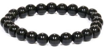 Armband natuursteen zwart
