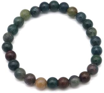 Armband Indian Agate kralen 21 cm