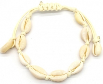 Armband Schelpen creme