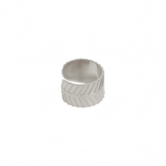 Earcuff Bandje RVS zilver