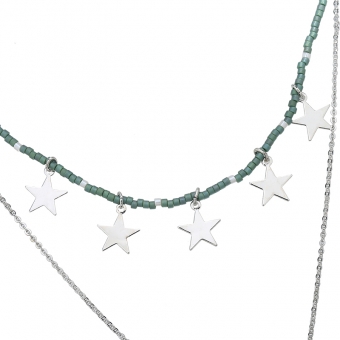 images/productimages/small/ketting-2-laags-stars-beads-zilver-groen-2.jpg