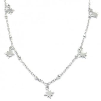 Ketting 7 Stars stainless steel zilver