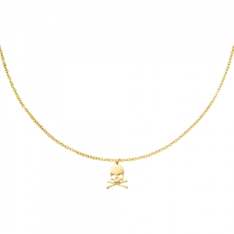 Ketting fijn Spook stainless steel goud