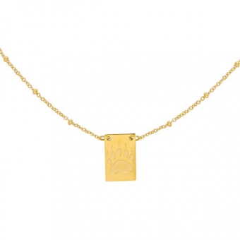 Ketting Wild & Free RVS goud 2