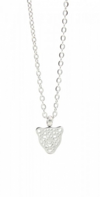 Ketting Luipaard stainless steel zilver