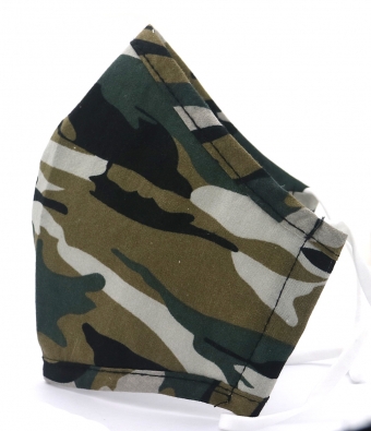 Mondkapje textiel camouflage