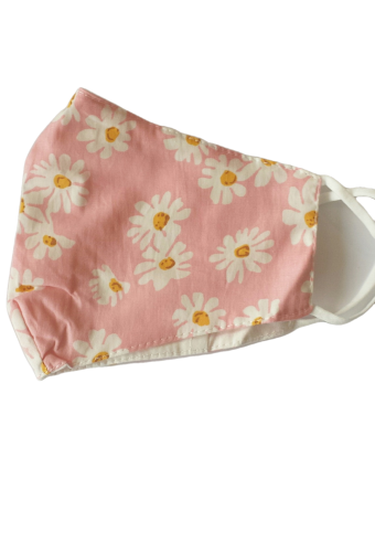 Mondkapje madelief roze-wit 4