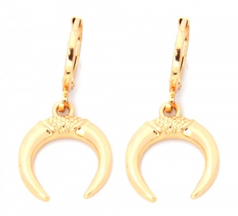 Oorbellen ringen met maan