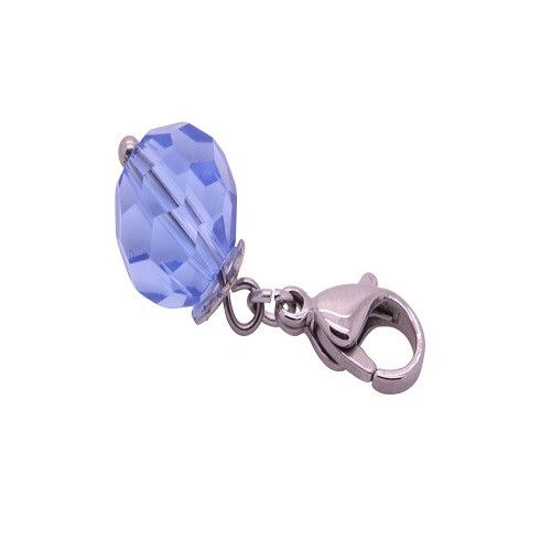 Dangle kraal blauw voor Pinkiezz