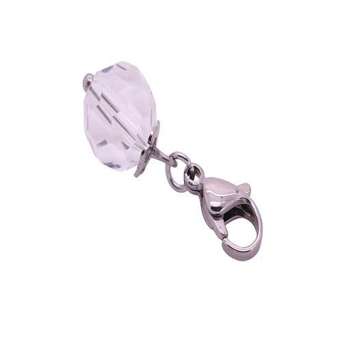 Dangle kraal wit voor Pinkiezz