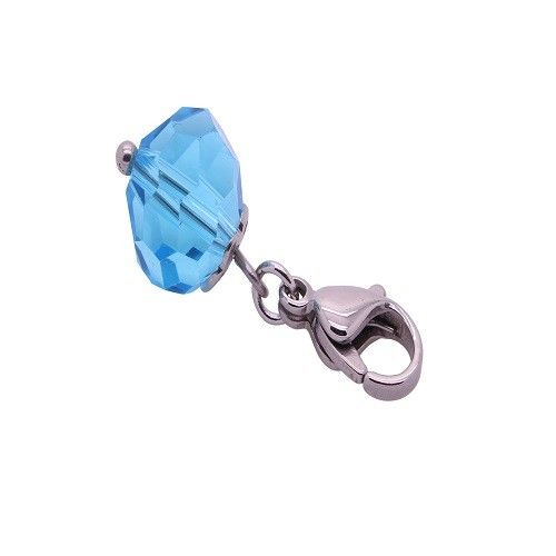 Dangle kraal turqoise voor Pinkiezz