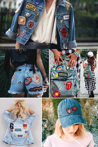 Jeans Patch Diamond