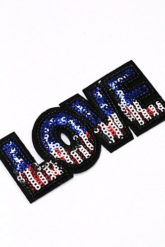Jeans Patch Love multicolor