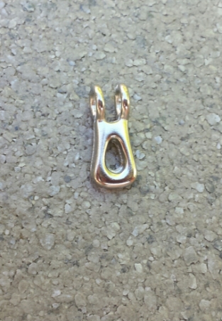 Naam-Letter O vintage style zilver