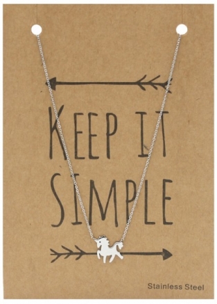 Ketting Unicorn stainless steel