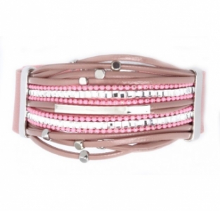 Armband Ibiza exclusief roze