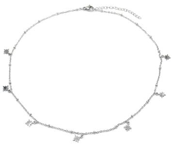Ketting 7 Stars stainless steel zilver 2