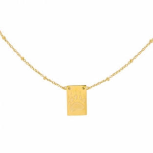 Ketting Wild & Free RVS goud 2