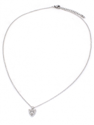 Ketting Luipaard stainless steel zilver