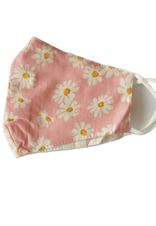 Mondkapje madelief roze-wit 4